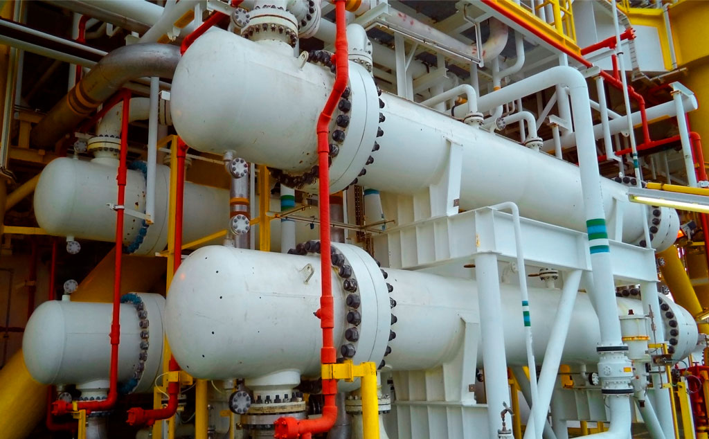 Water Cooled Exchangers Shell and Tube Plate Style Spiral